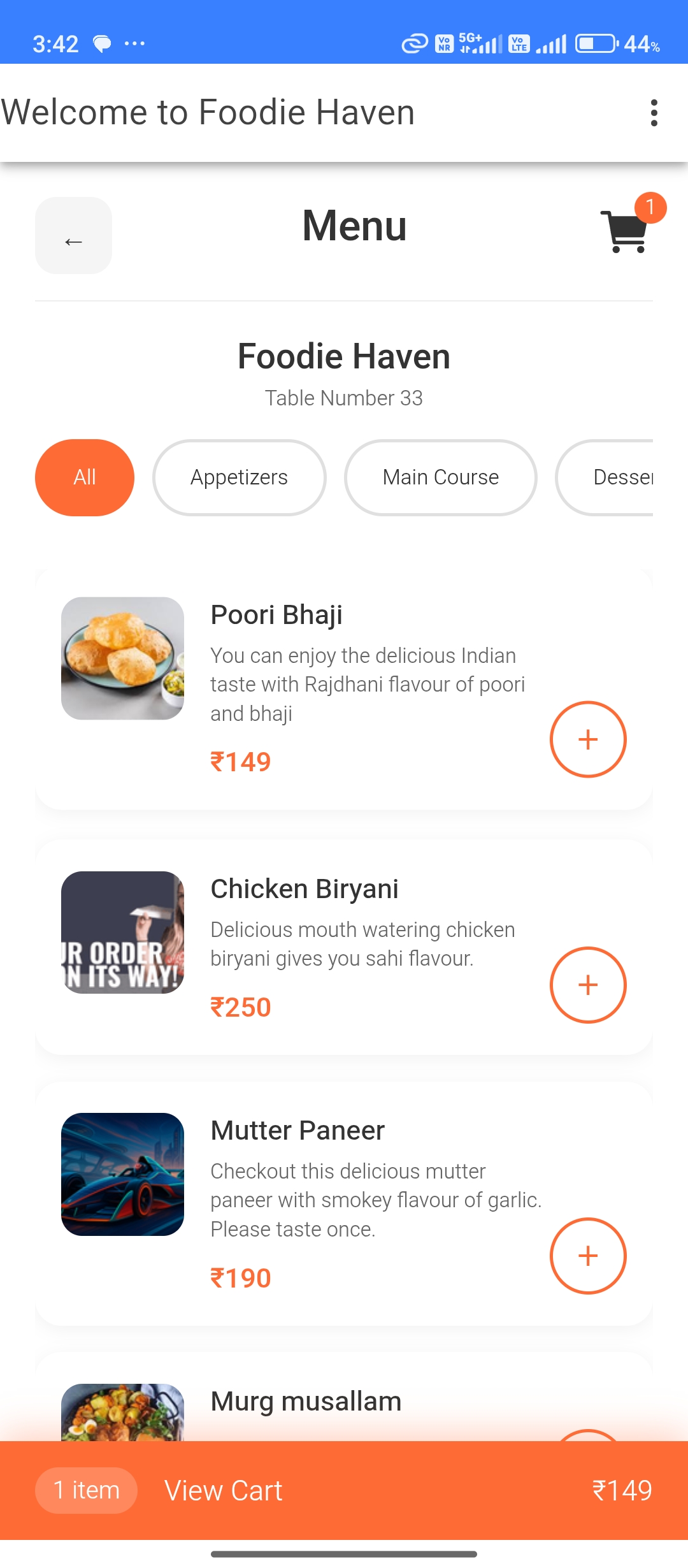 Ordering Process